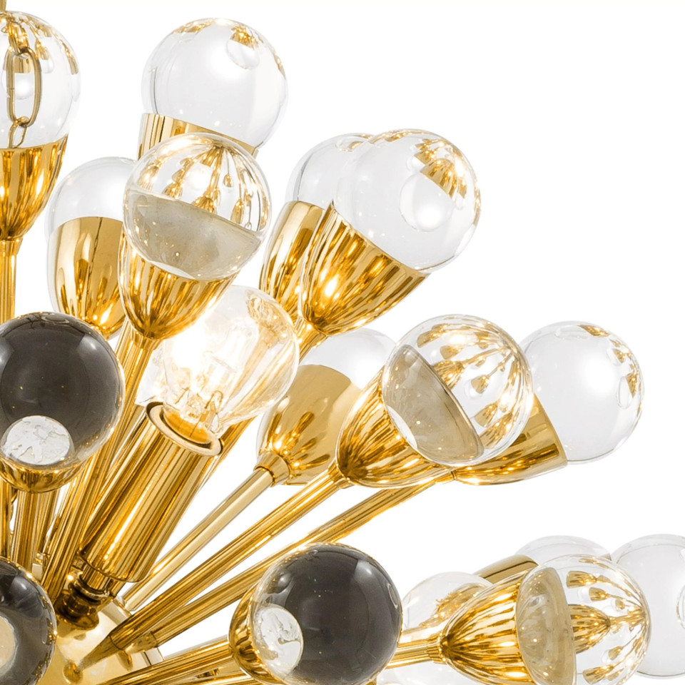 Anto Chandelier Gold/Glass 50cm