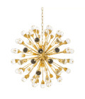 Anto Chandelier Gold/Glass 75cm