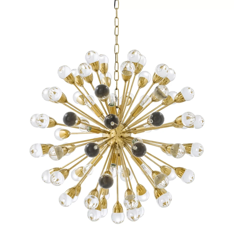 Anto Ljuskrona Guld/Glas 75cm