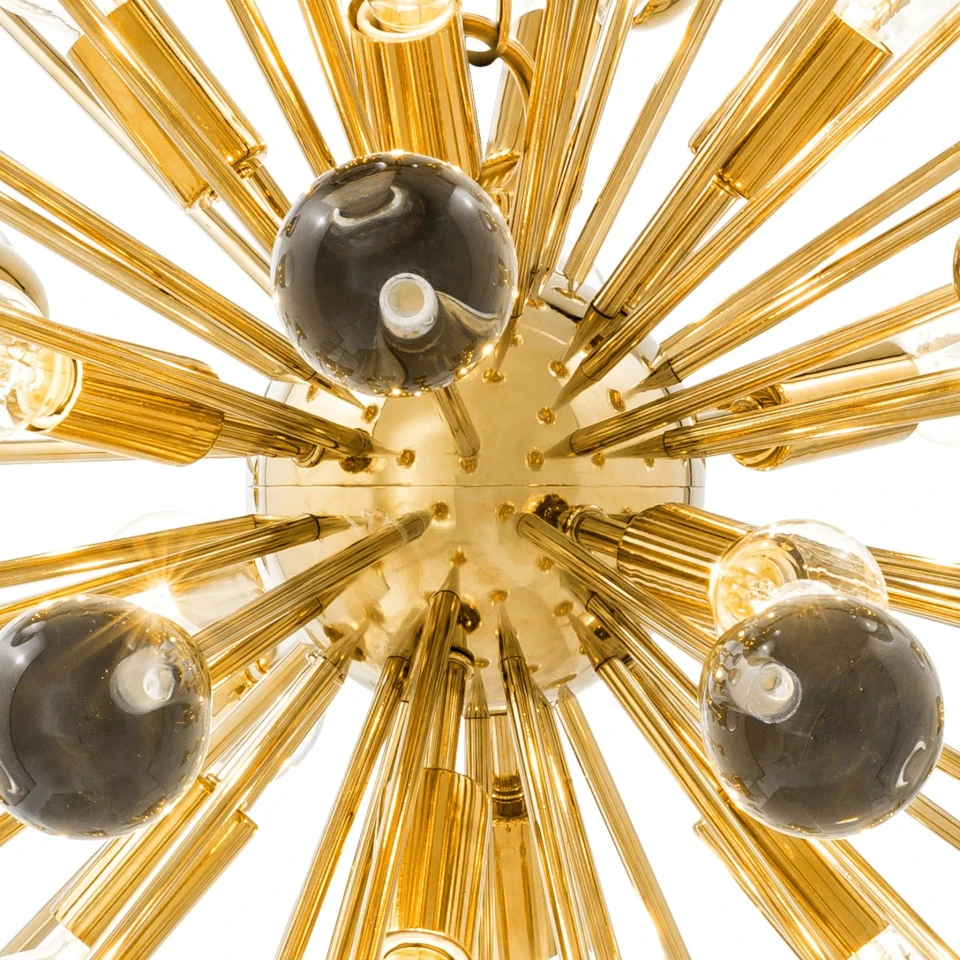 Anto Ljuskrona Guld/Glas 75cm