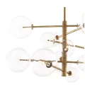 Argento Chandelier Brass/Glass 90cm