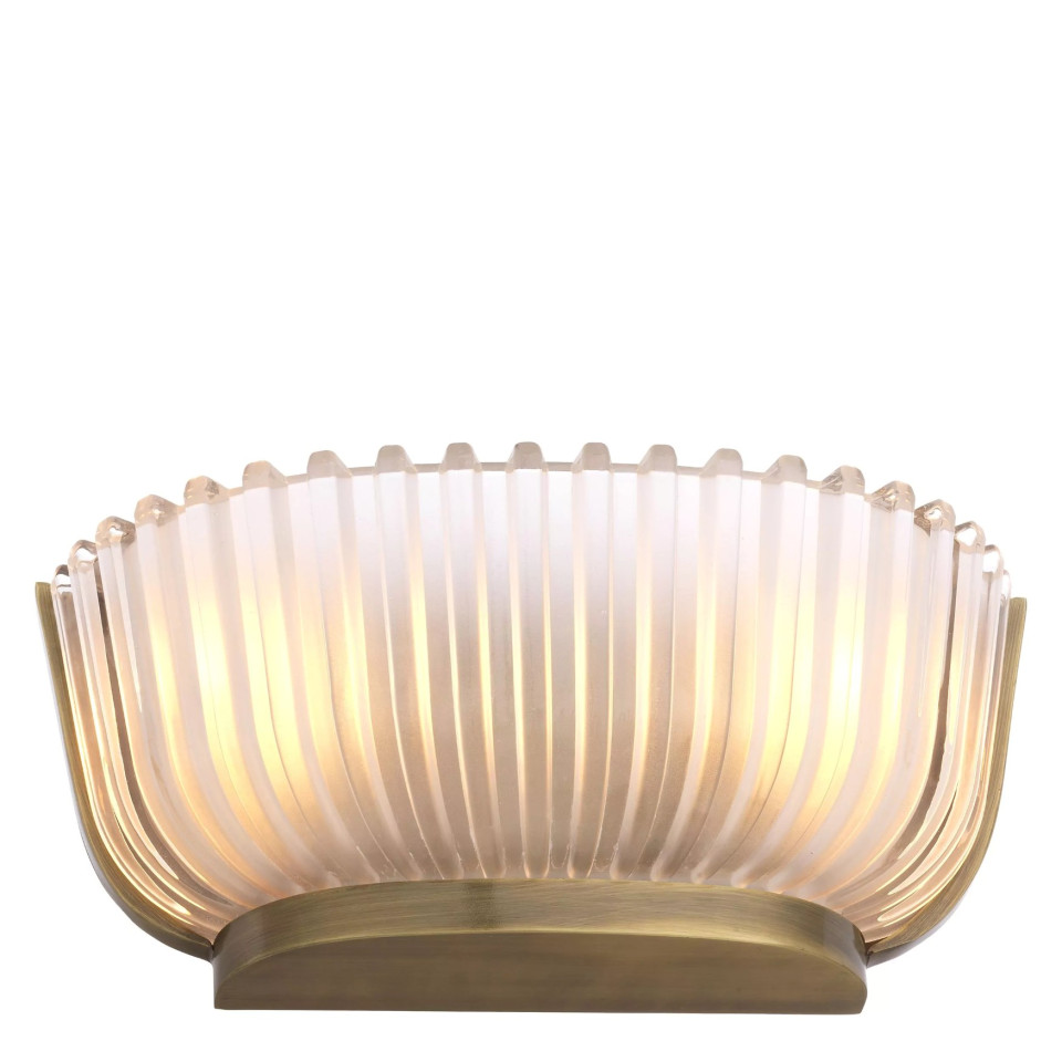 Artos Vägglampa Mässing/Glas 13cm