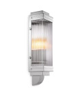 Bassett Wall Lamp Nickel/Glass 38cm
