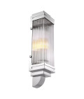 Bassett Wall Lamp Nickel/Glass 38cm