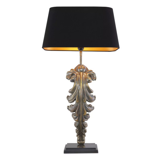 Beau Site Bordslampa Mässing 77 cm