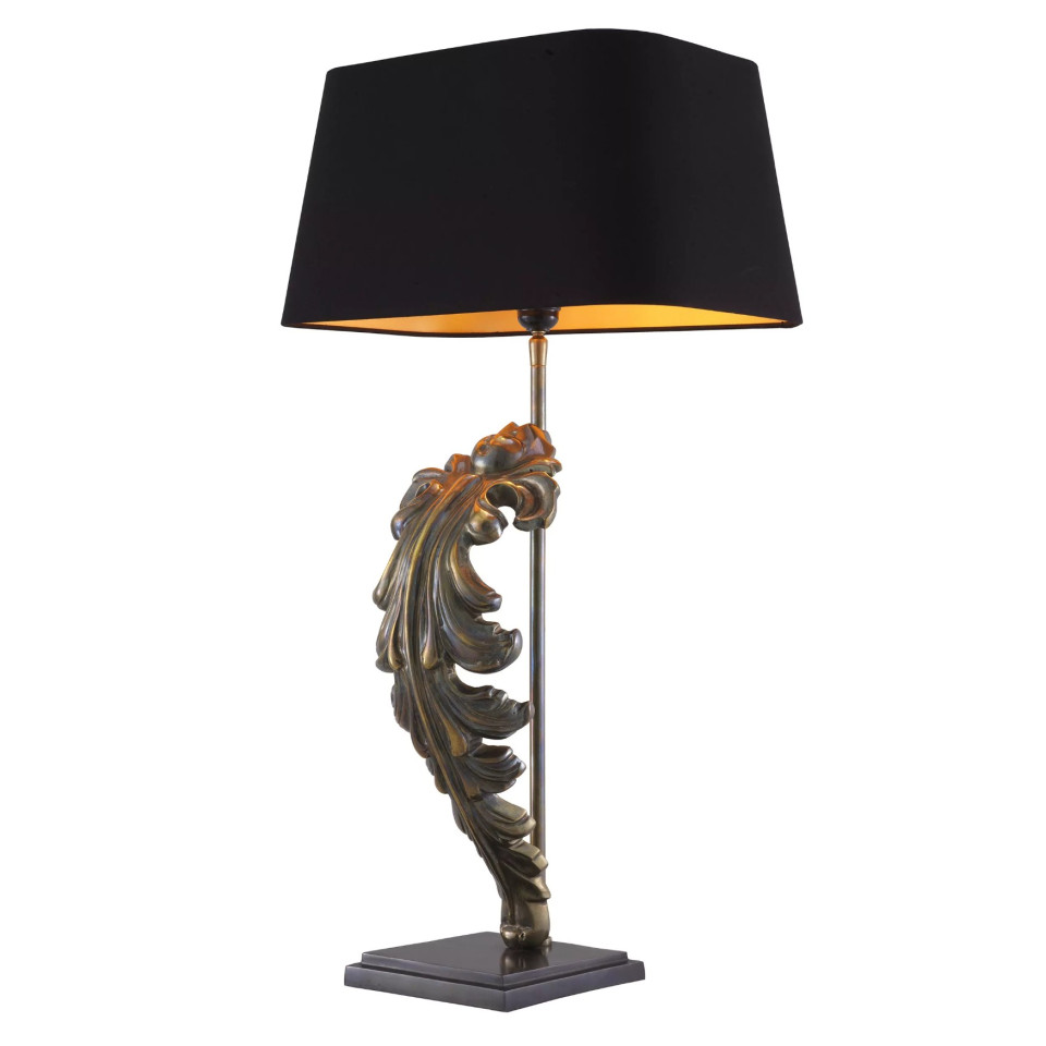 Beau Site Bordslampa Mässing 77cm