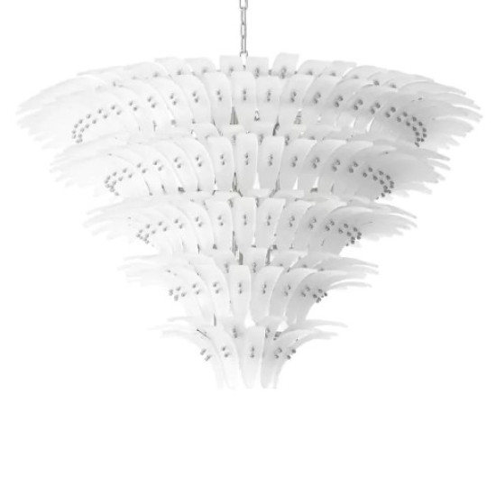 Bel Air XL Chandelier Nickel/Glass 112cm