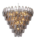 Benini S Chandelier Nickel/Glass 65cm