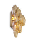 Benini Wall Lamp Brass/Glass 50cm
