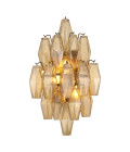Benini Wall Lamp Brass/Glass 50cm