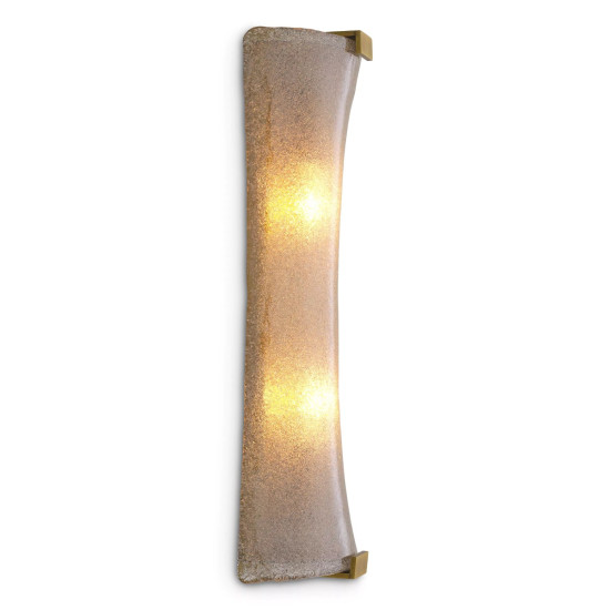 Bern Wall Lamp Brass/Glass 46.5cm