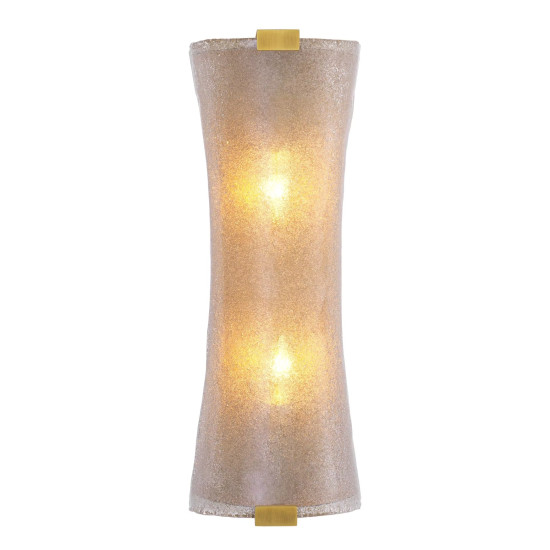 Bern Wall Lamp Brass/Glass 46.5cm