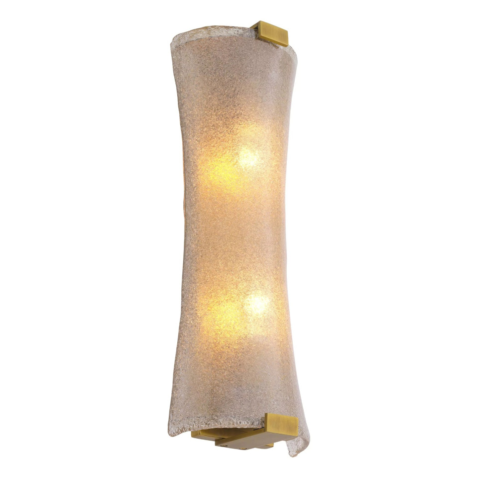 Bern Wall Lamp Brass/Glass 46.5cm