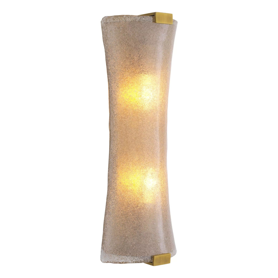 Bern Wall Lamp Brass/Glass 46.5cm