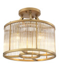 Bernardi  Plafond Mässing/Glas 45cm