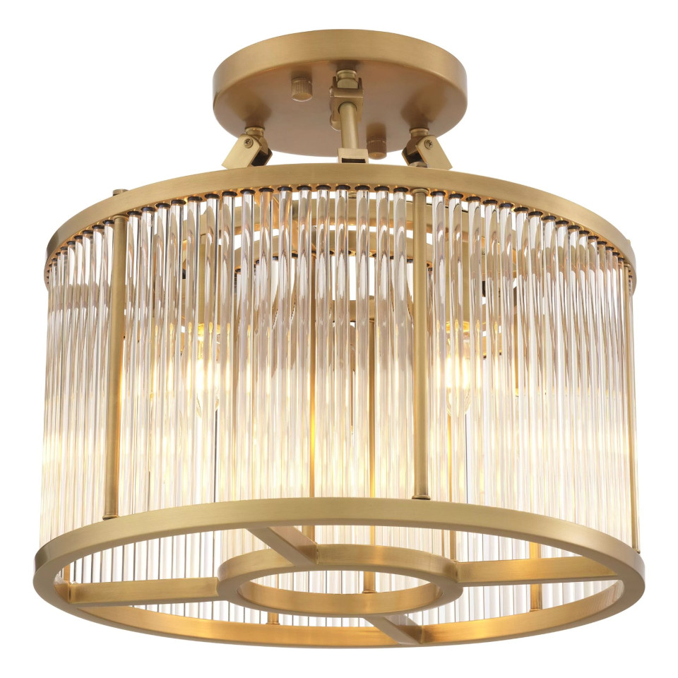 Bernardi  Plafond Mässing/Glas 45cm