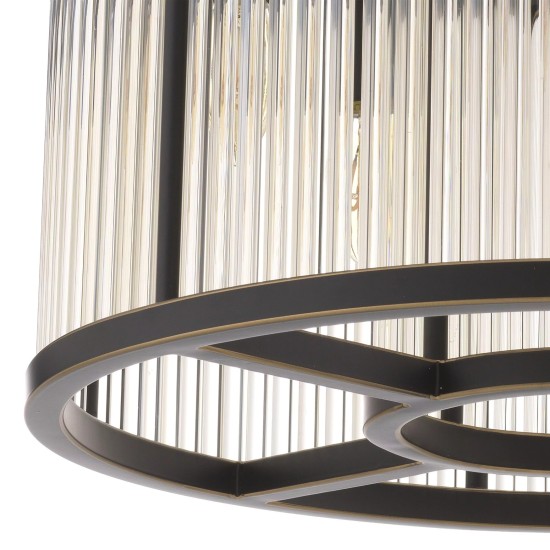 Bernardi plafond Brons/Glas 45 cm
