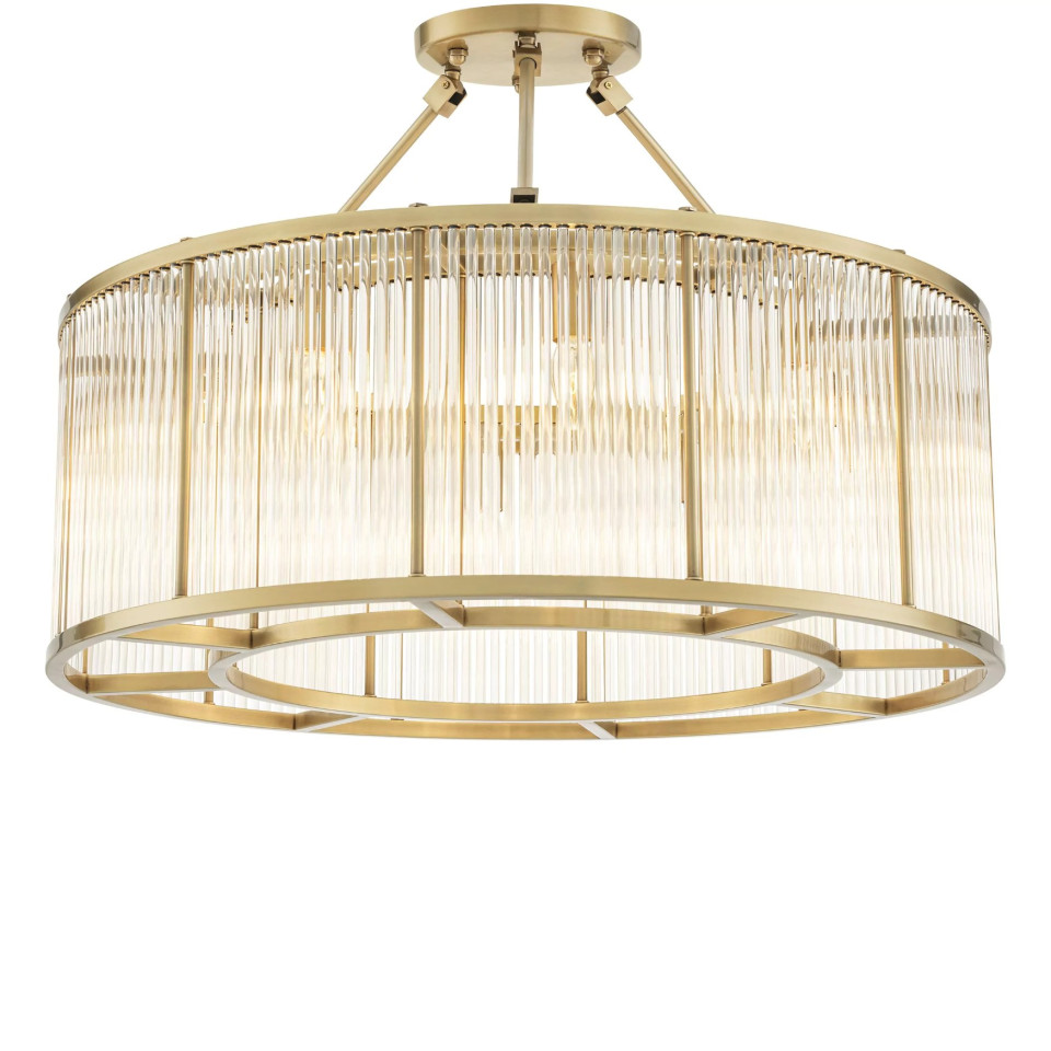 Bernardi Plafond Mässing/Glas 80cm