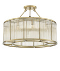 Bernardi Plafond Mässing/Glas 80cm