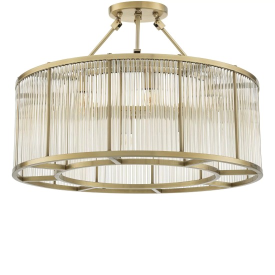 Bernardi Plafond Mässing/Glas 80 cm