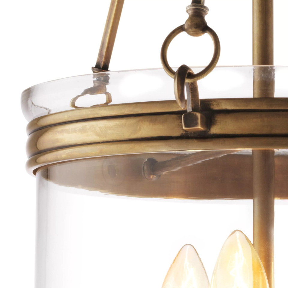 Cameron Ceiling Lamp Brass/Glass 32cm
