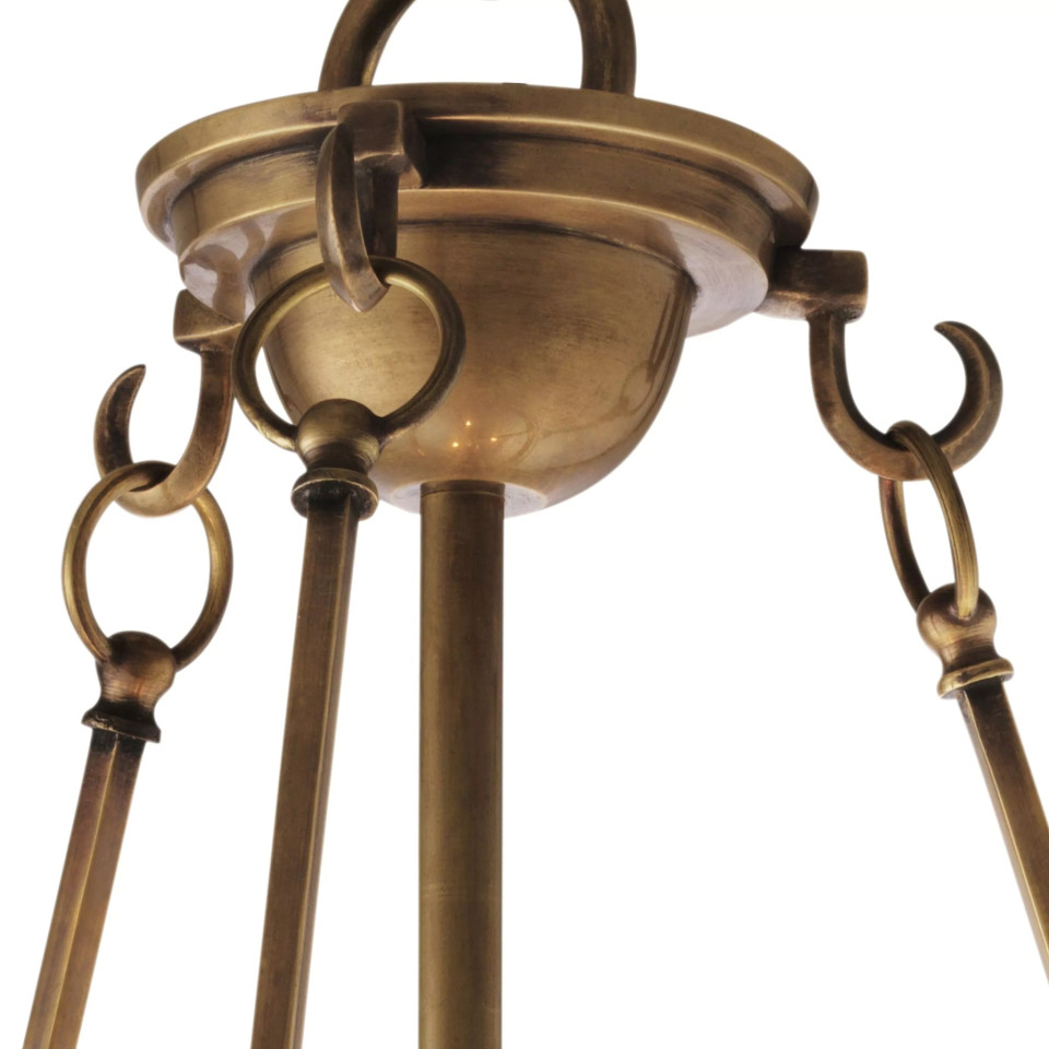 Cameron Ceiling Lamp Brass/Glass 32cm