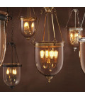 Cameron Ceiling Lamp Brass/Glass 32cm