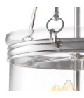 Cameron Taklampa Nickel/Glas 32cm