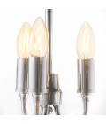 Cameron Taklampa Nickel/Glas 32cm