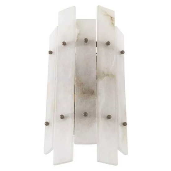 Caprera Vägglampa Mässing/Alabaster 40 cm