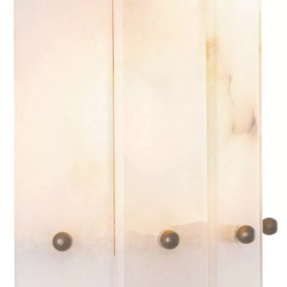 Caprera Vägglampa Mässing/Alabaster 40cm