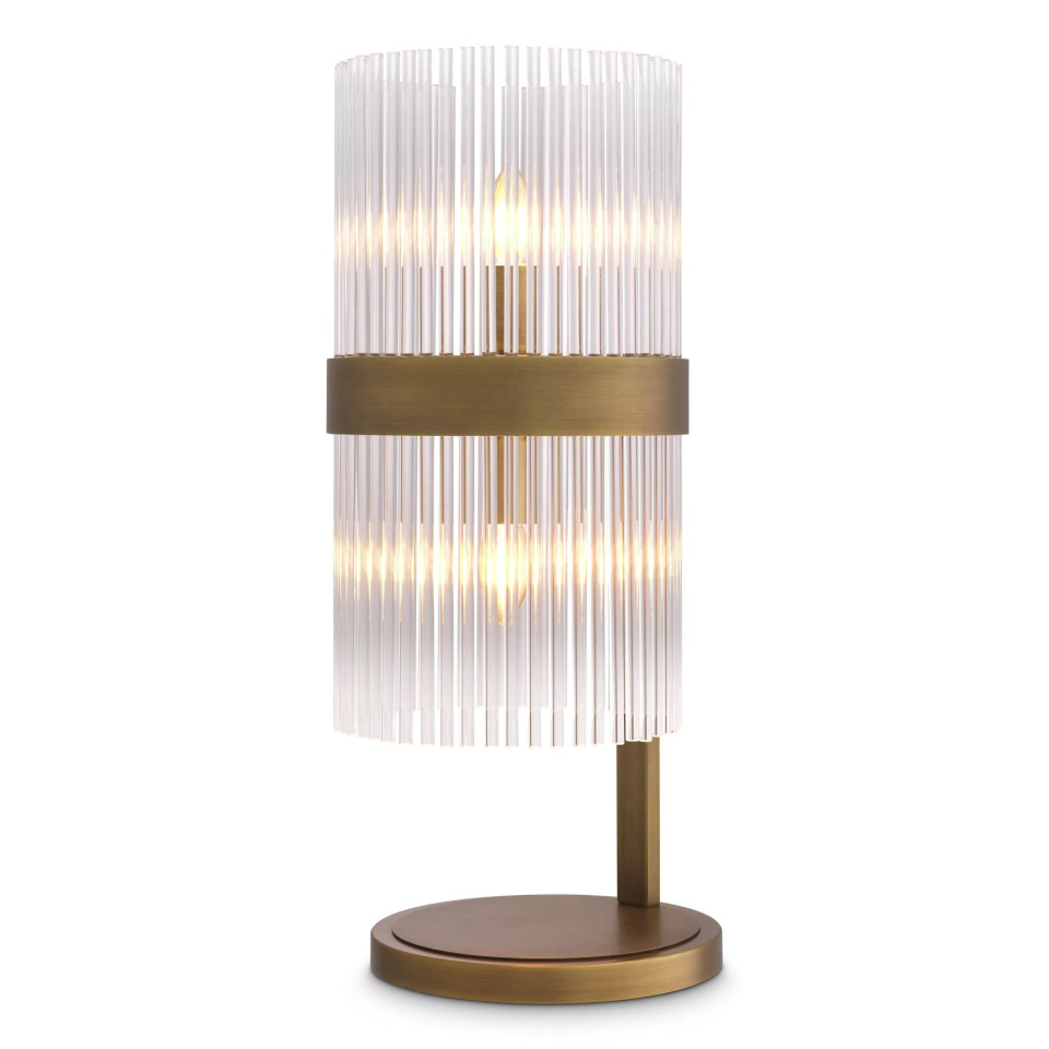 Carnero Table Lamp Brass/Glass 60.5cm