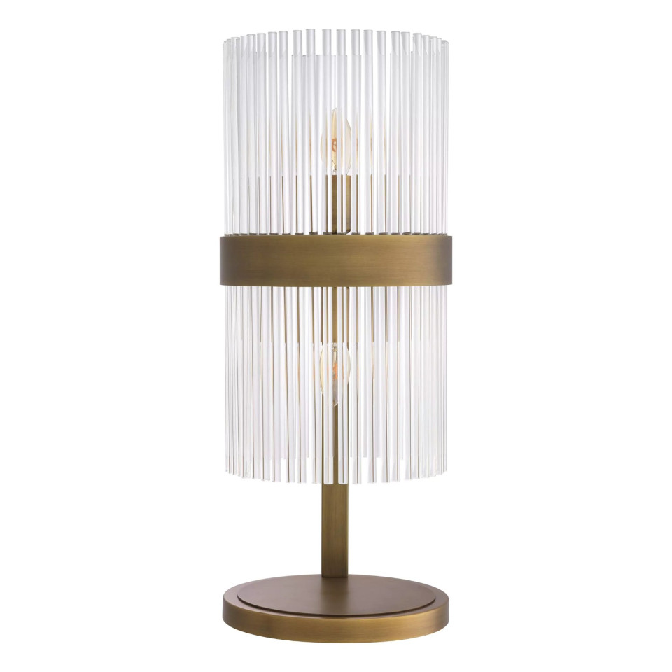 Carnero Table Lamp Brass/Glass 60.5cm