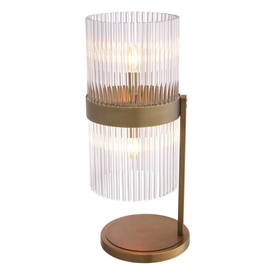 Carnero Table Lamp Brass/Glass 60.5cm