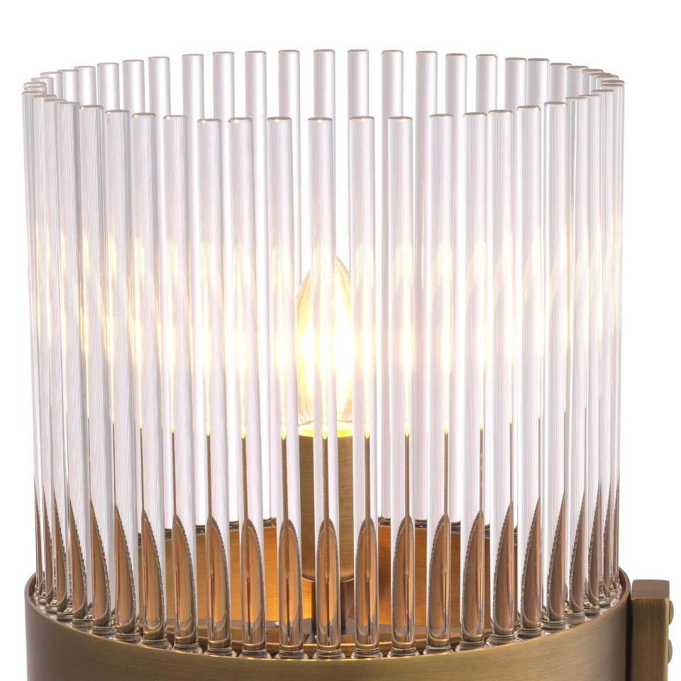 Carnero Table Lamp Brass/Glass 60.5cm