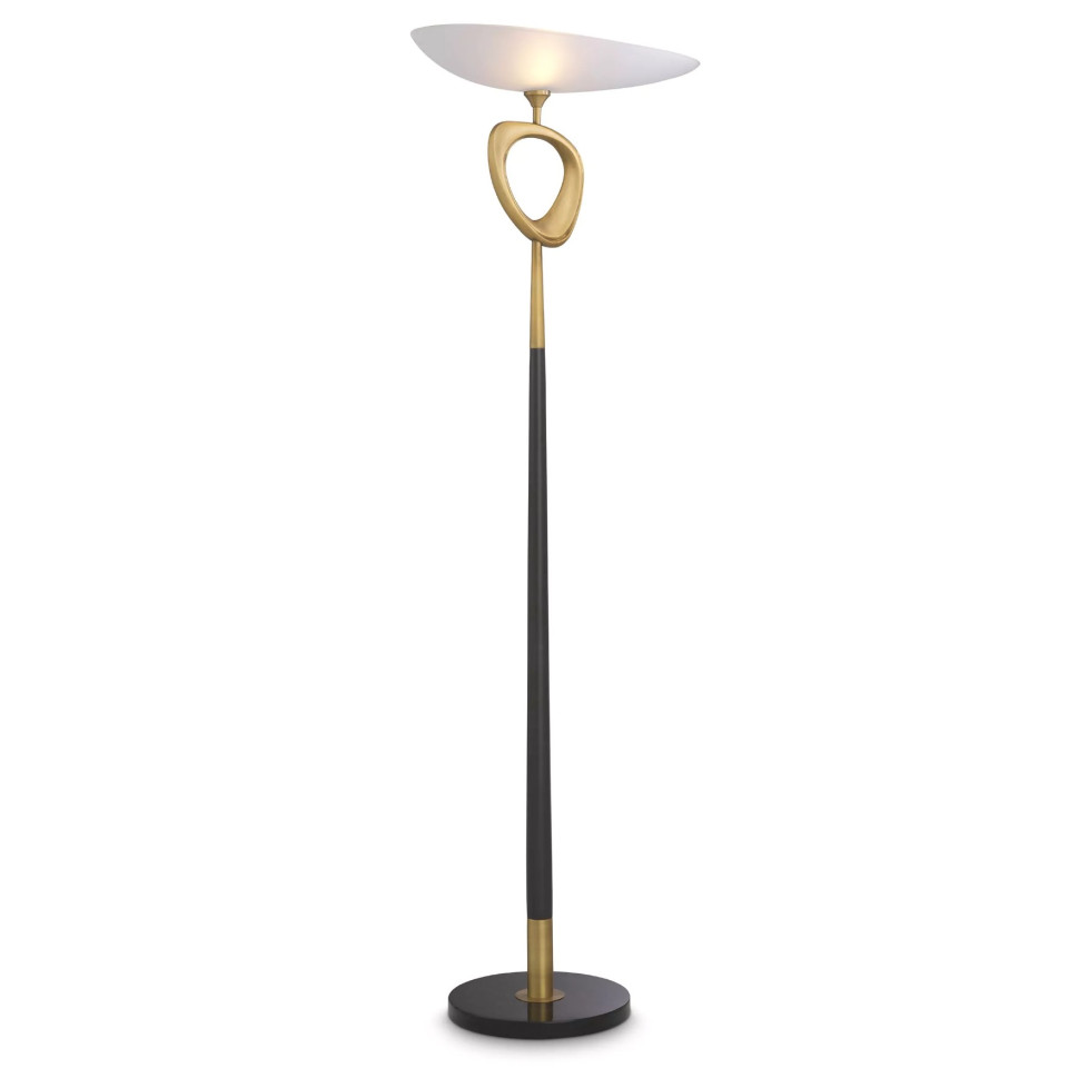 Celine Golvlampa Mässing/Glas/Marmor 181,5cm