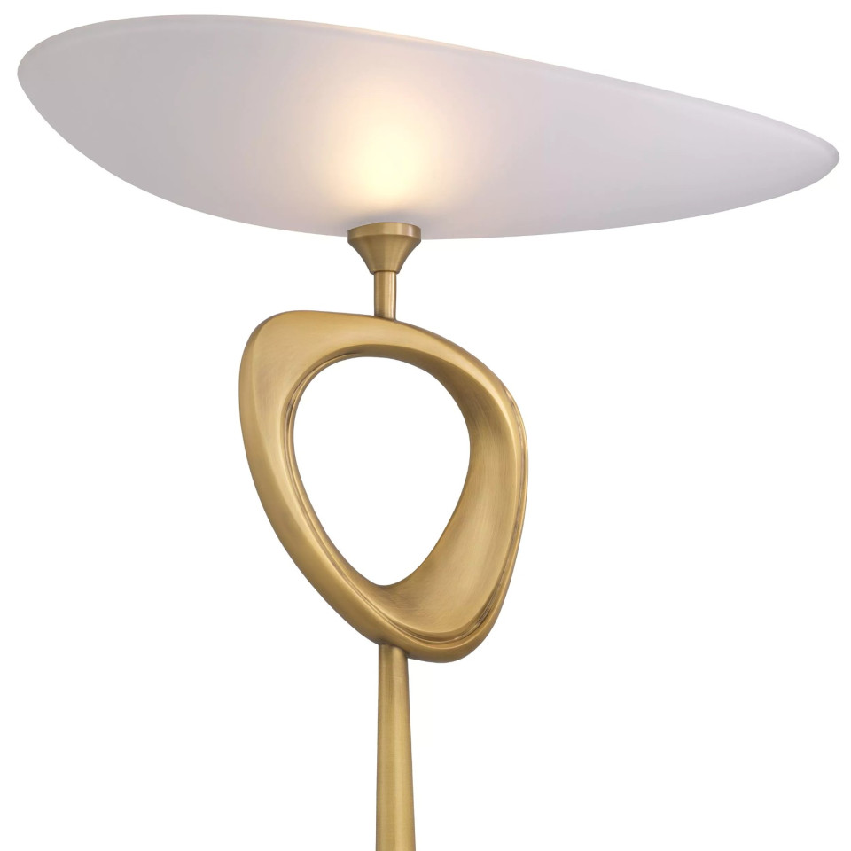 Celine Golvlampa Mässing/Glas/Marmor 181,5cm