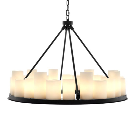 Commodore Chandelier Black 90cm