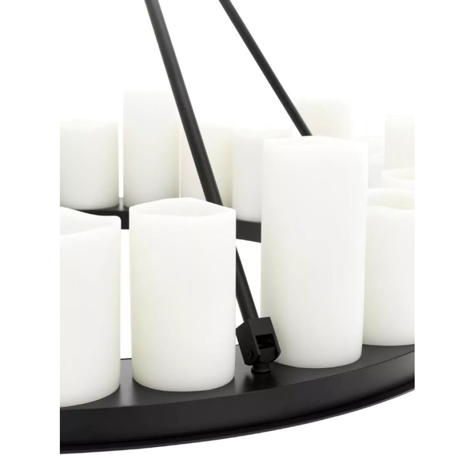 Commodore Chandelier Black 90cm