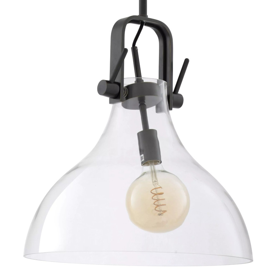 Connery Taklampa Brons/Glas 42,5 cm