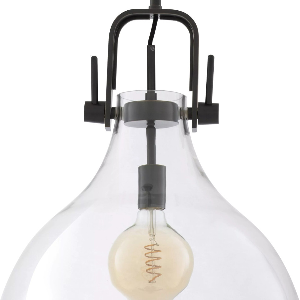 Connery Taklampa Brons/Glas 42,5 cm