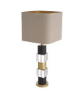 Cullingham Table Lamp Brass/Glass/Marble 87cm
