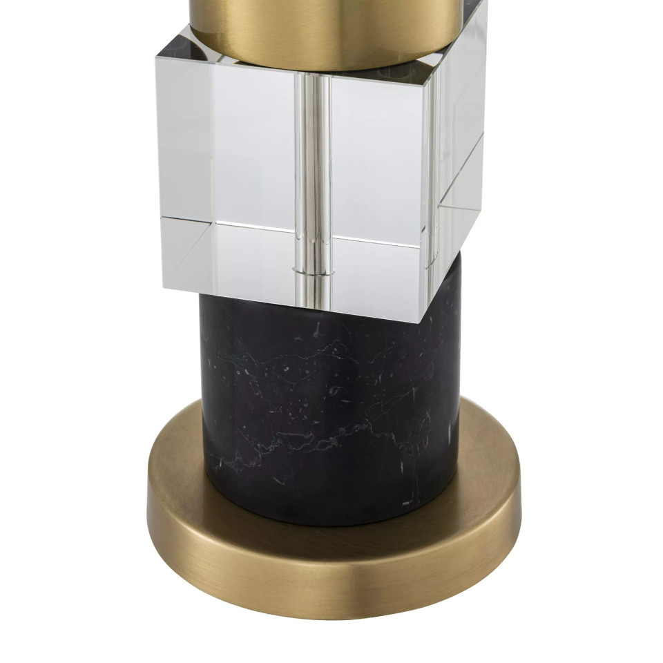 Cullingham Table Lamp Brass/Glass/Marble 87cm