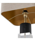 Cullingham Table Lamp Brass/Glass/Marble 87cm
