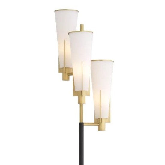 Dino Golvlampa Mässing/Glas/Marmor 184 cm