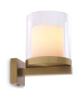 Donovan Wall Lamp Brass/Glass 18.5cm