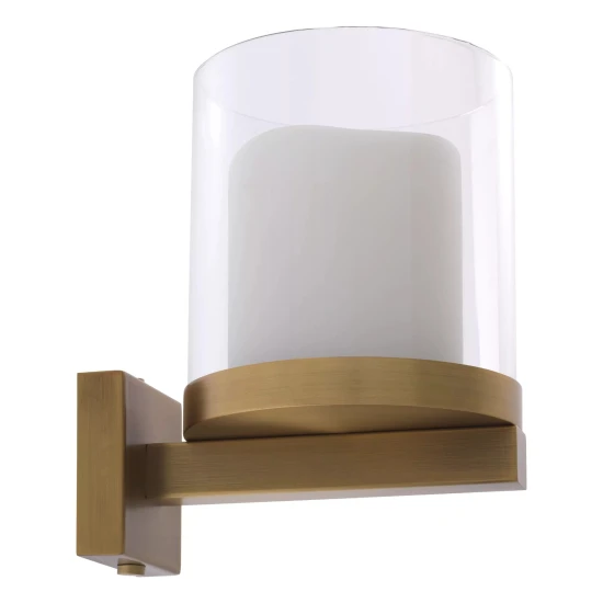 Donovan Vägglampa Mässing/Glas 18,5 cm