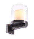 Donovan Wall Lamp Bronze/Glass 18.5cm