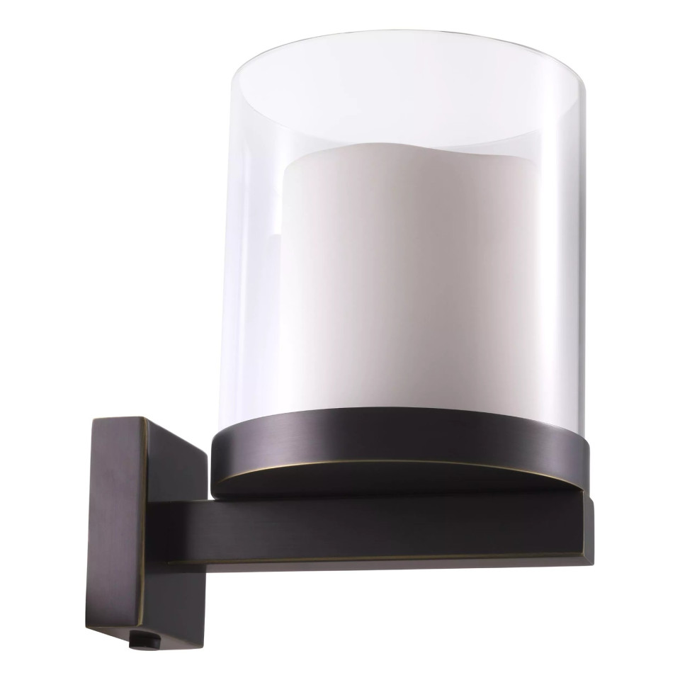 Donovan Wall Lamp Bronze/Glass 18.5cm
