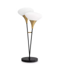 Duco Table Lamp Brass/Glass/Marble 87cm